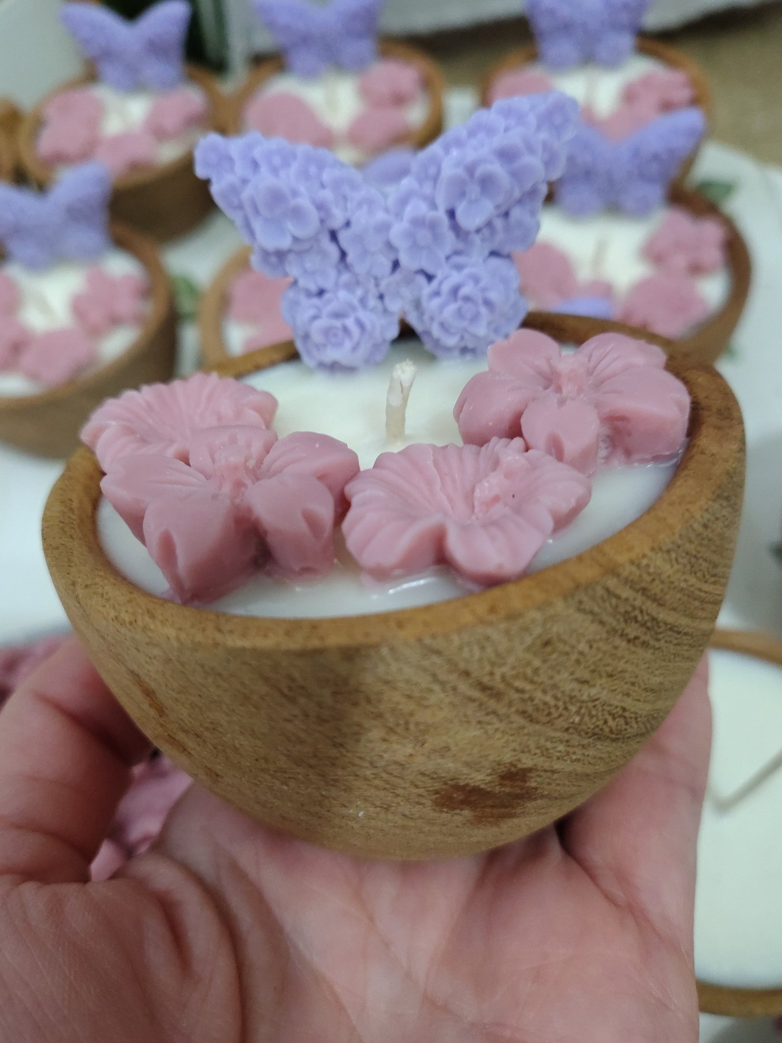 Vela compuesta  cuenco Mariposa